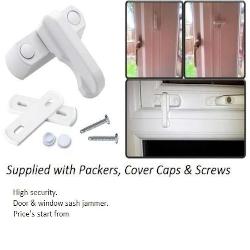 High Security Window/Door sash jammers